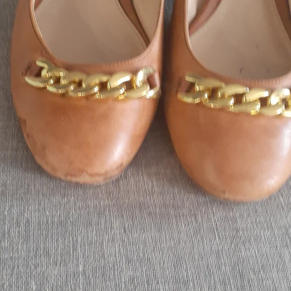Lauren ralph Lauren tan leather pumps shoe  size 10B - Picture 6 of 16